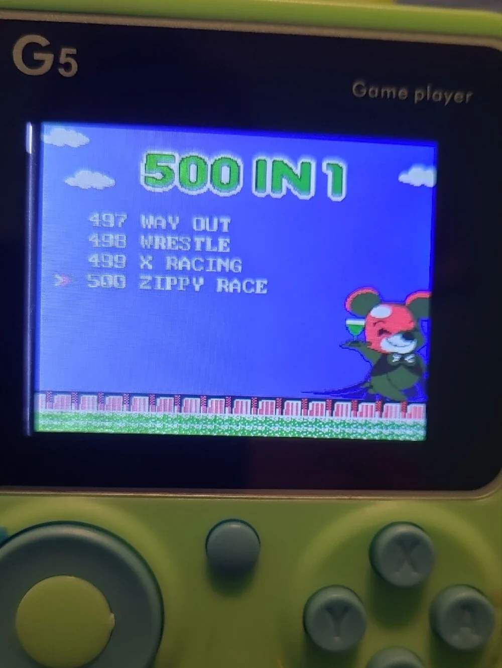 Retro Handheld Game Player - Green